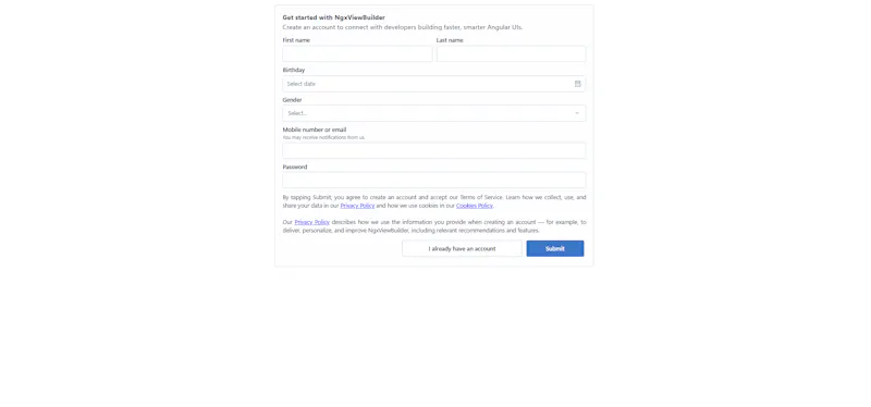 NGX View Builder (Beta) screenshot 2