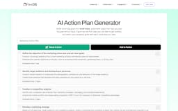 AI Action Plan Generator media 1