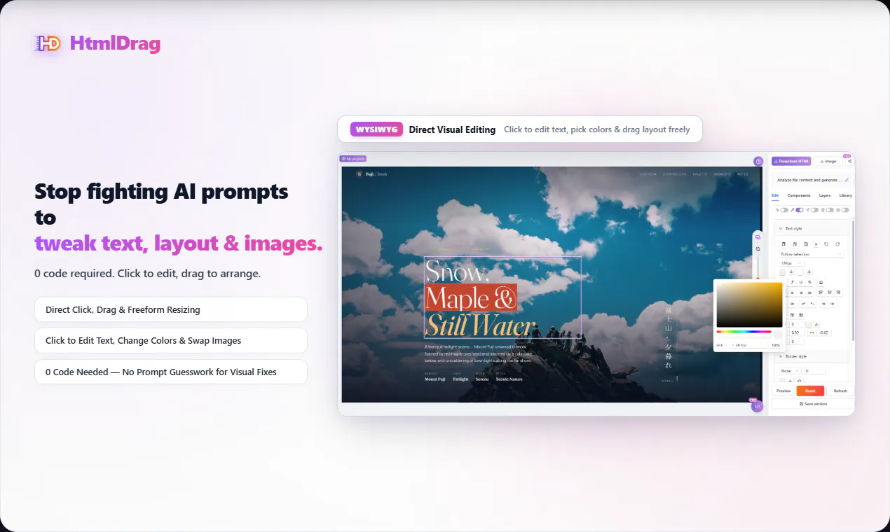 HtmlDrag gallery image