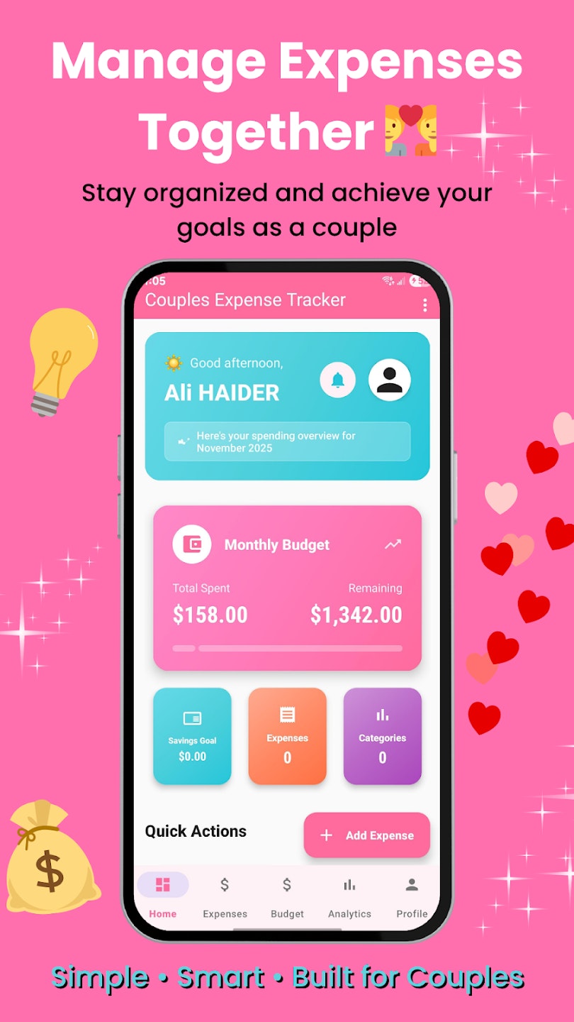 Couples Expense Budget Tracker - Screenshot 3 preview