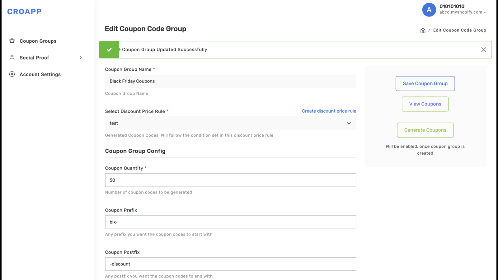 Shopify CRO 쿠폰 생성기 - 쿠폰 오용에 안녕이라고 말하십시오 미디어 3
