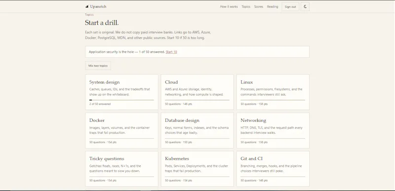 Upanotch screenshot 3
