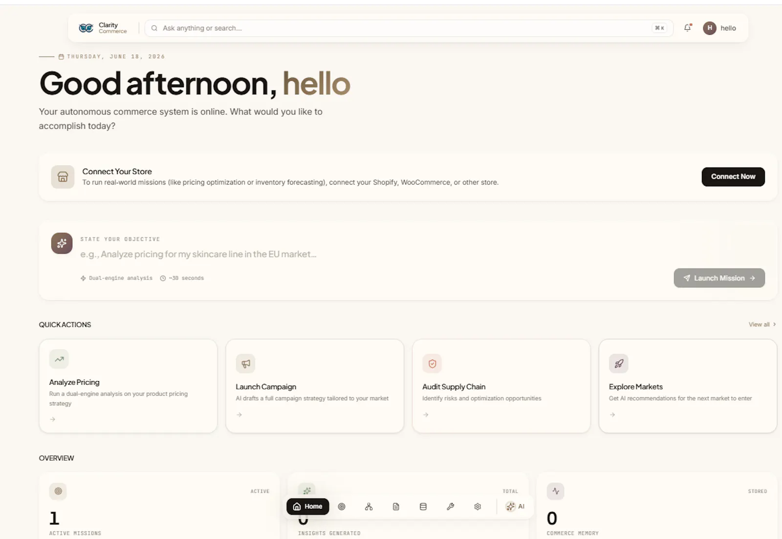 ClarityCommerce screenshot 1