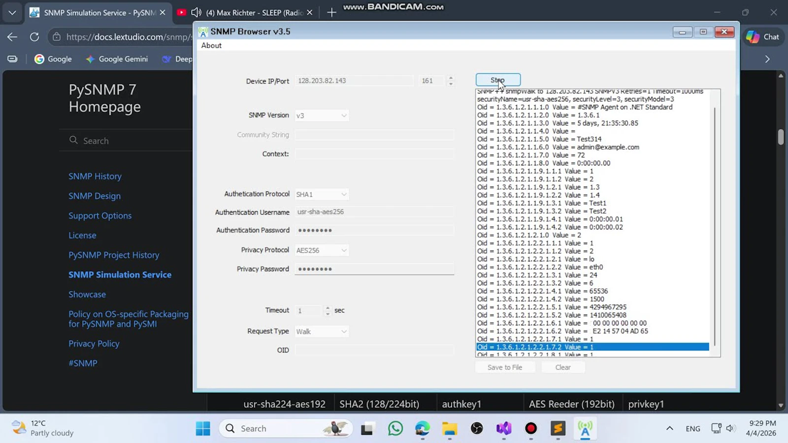 SNMP Browser v3.5 screenshot 1 (video preview)