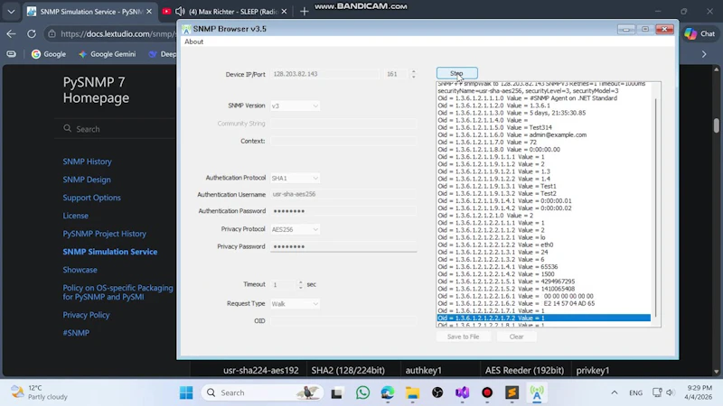 SNMP Browser v3.5 screenshot 1 (video preview)