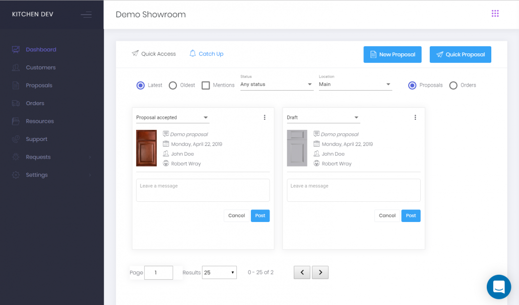 Cabinet Pricing & Ordering Software gallery image