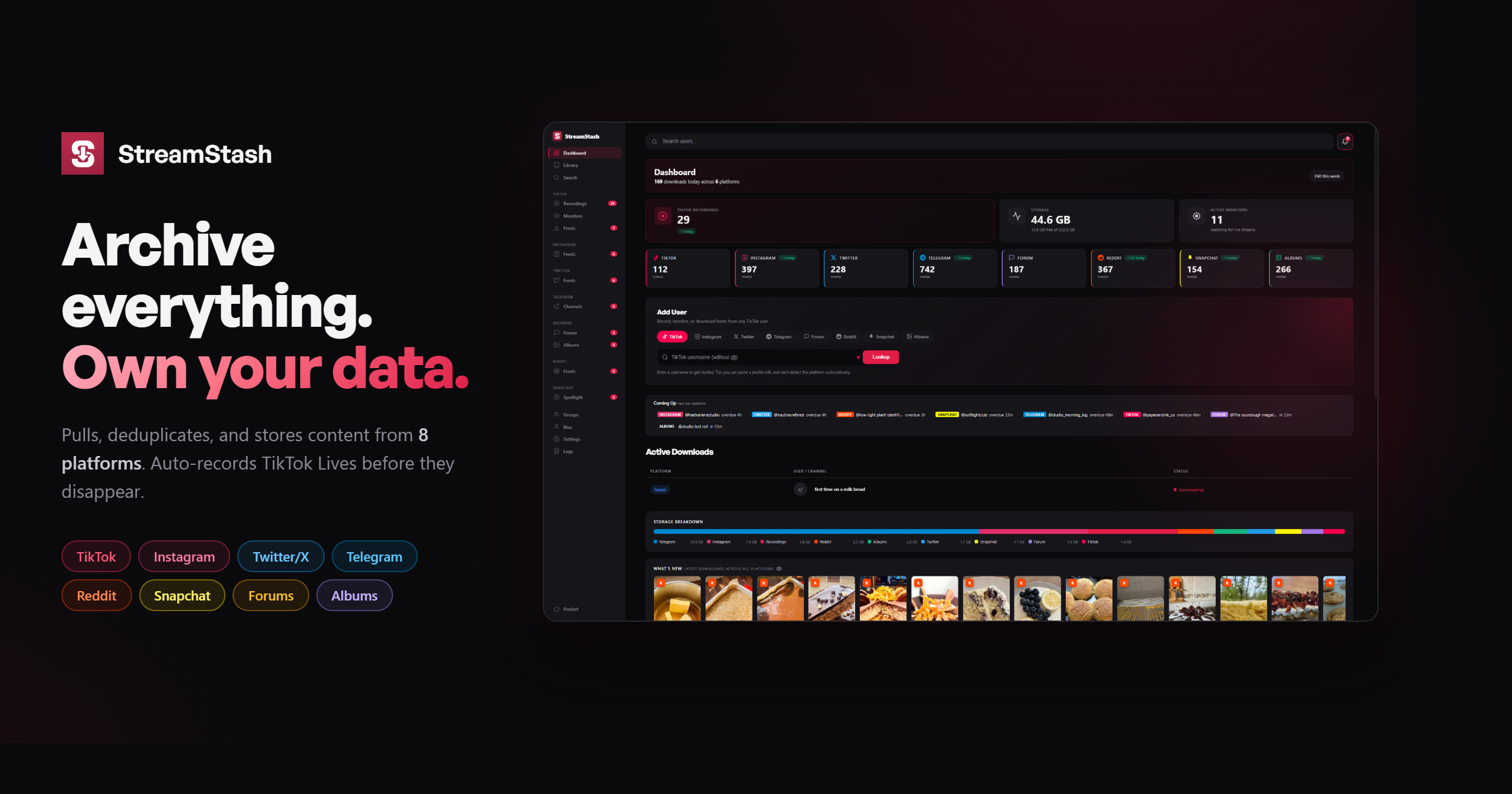 StreamStash gallery image