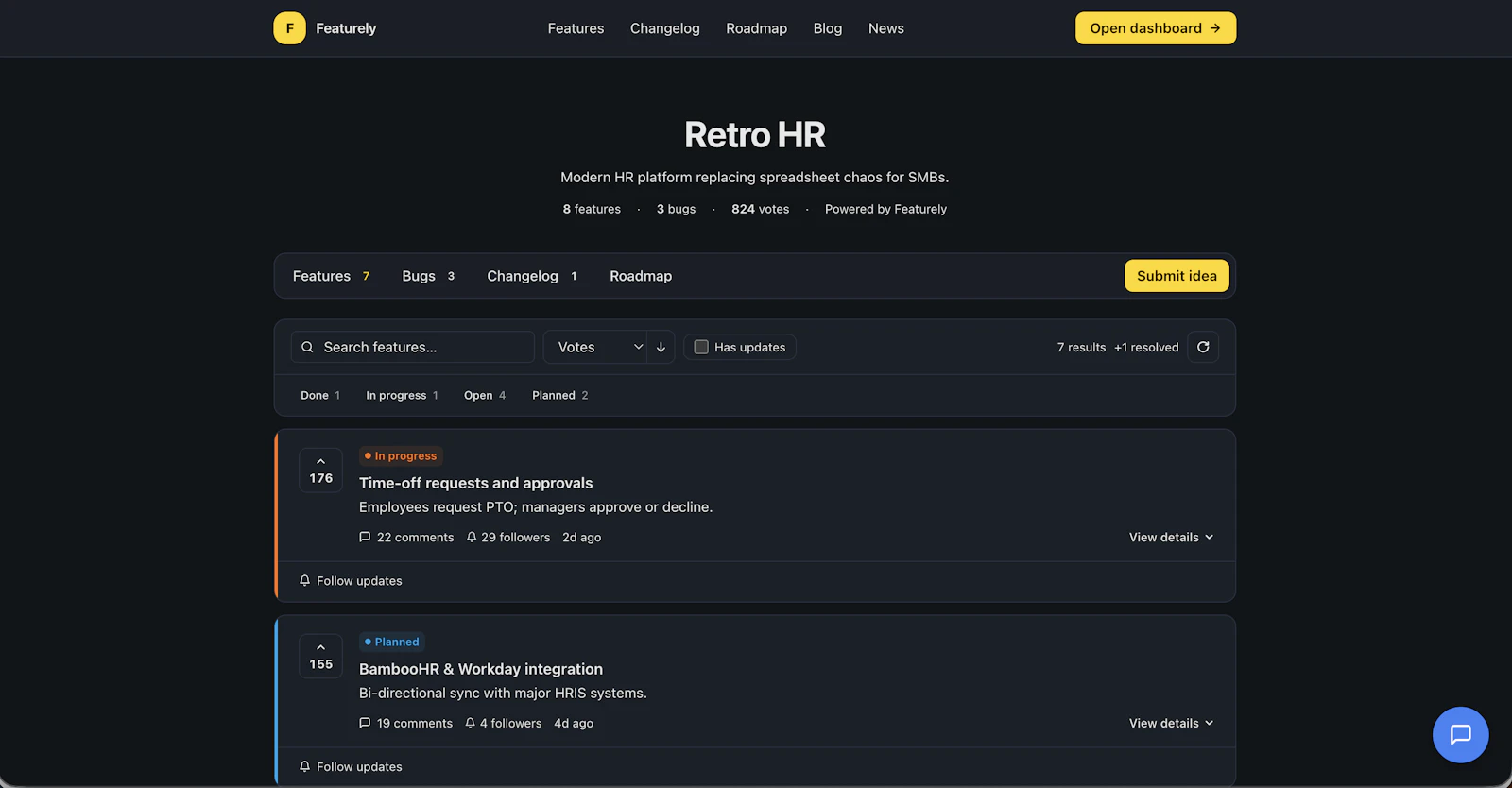 Featurely screenshot 24