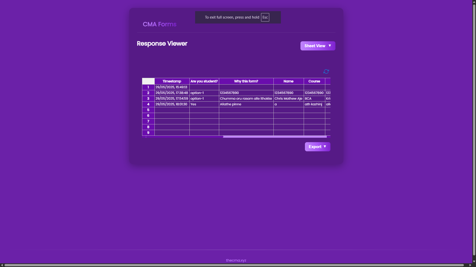 CMA Forms gallery image