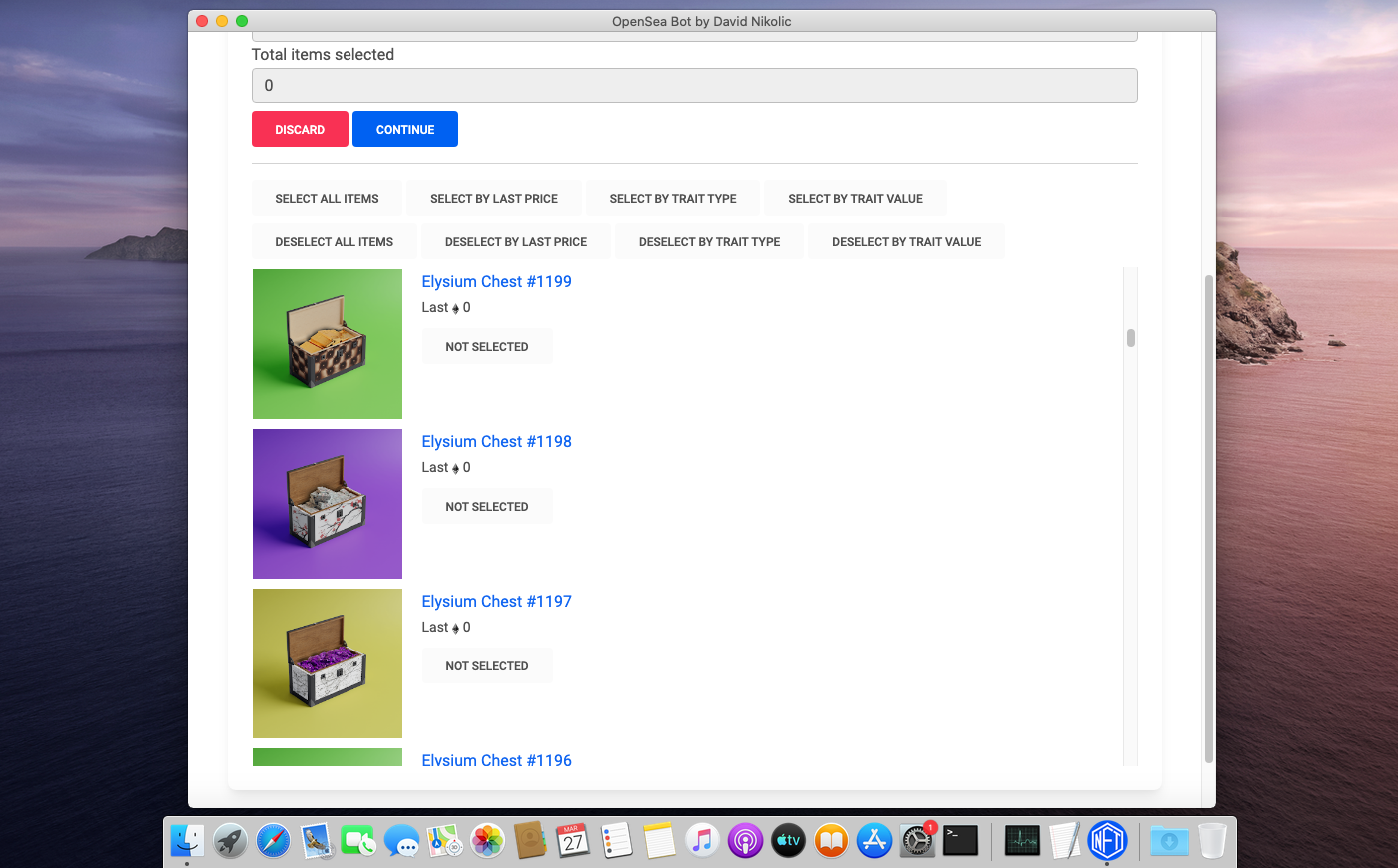 OpenSea Bot by David Nikolic gallery image