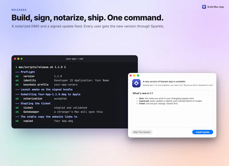 Build Mac App screenshot 6