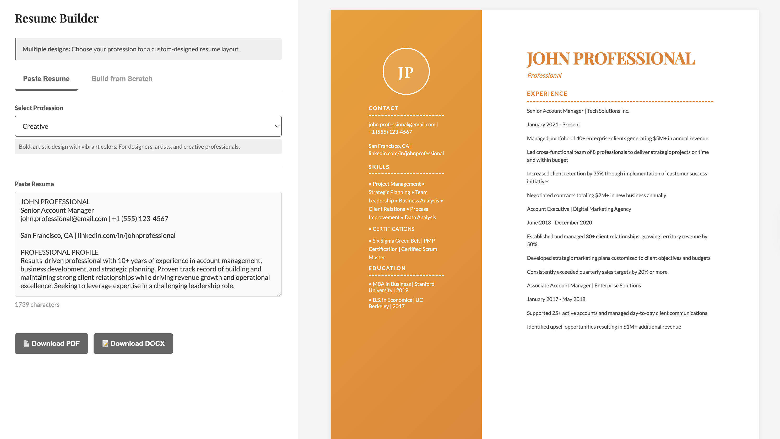ResumeBuildFlo - Resume Builder gallery image