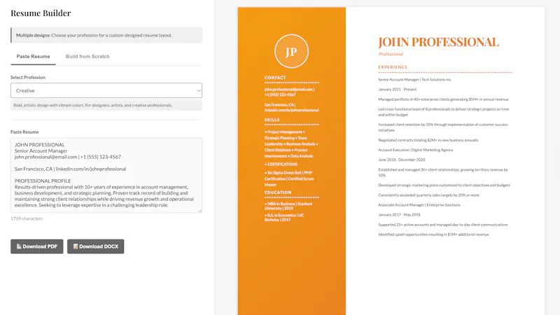 ResumeBuildFlo - Resume Builder screenshot 4