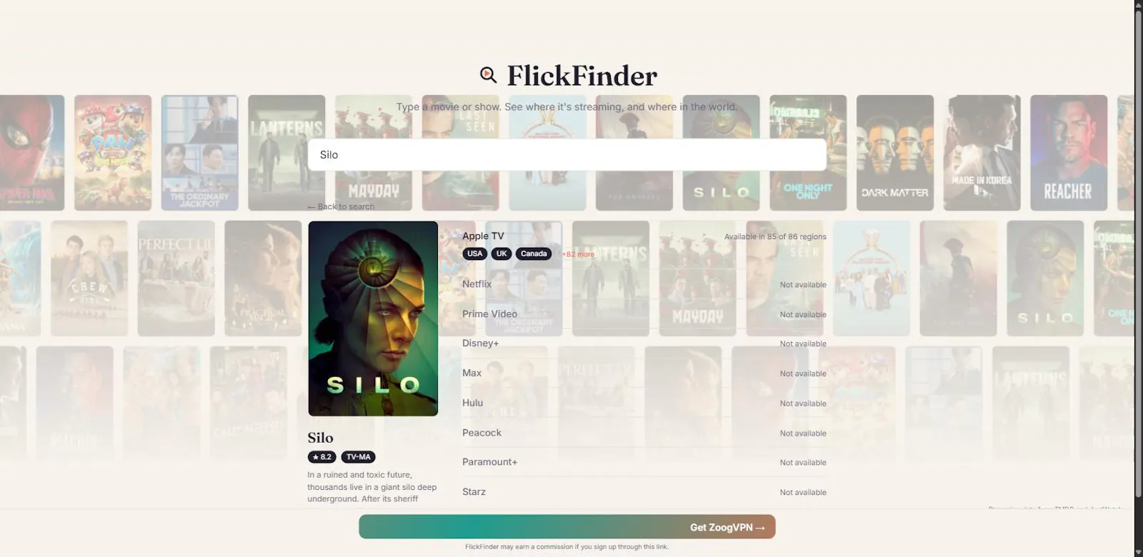 FlickFinder — where to watch anything screenshot 3