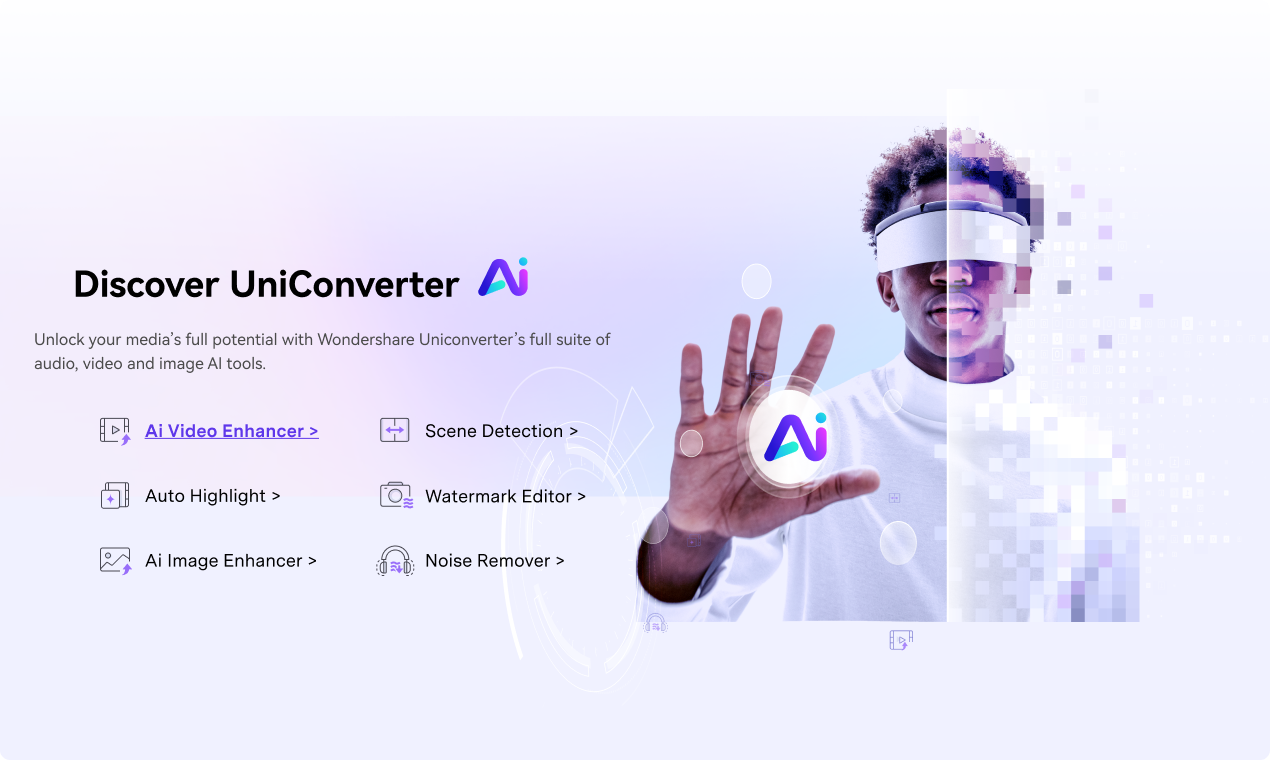وسائط Wondershare Uniconverter Toolbox 5