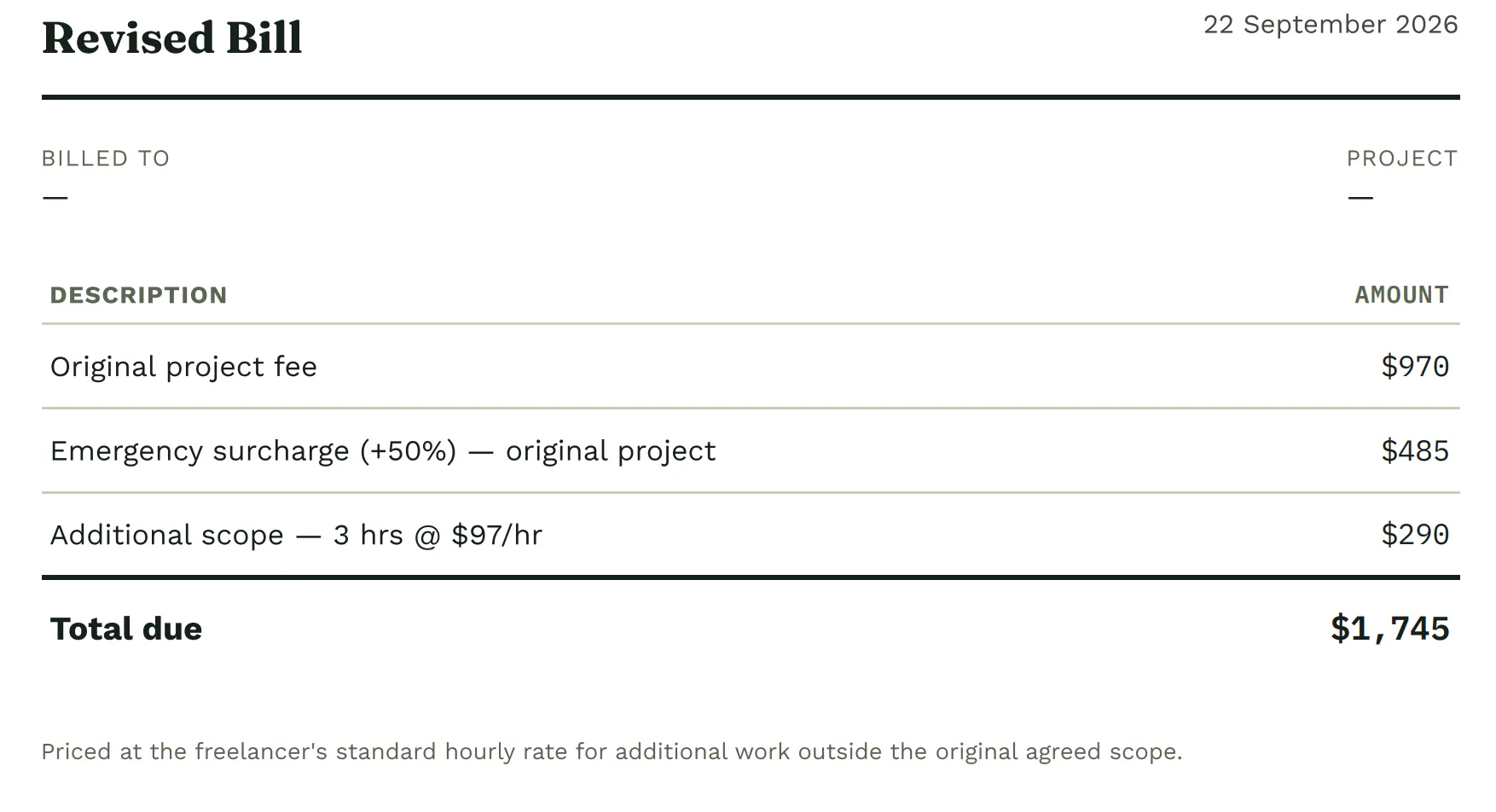 Rate Ledger gallery image