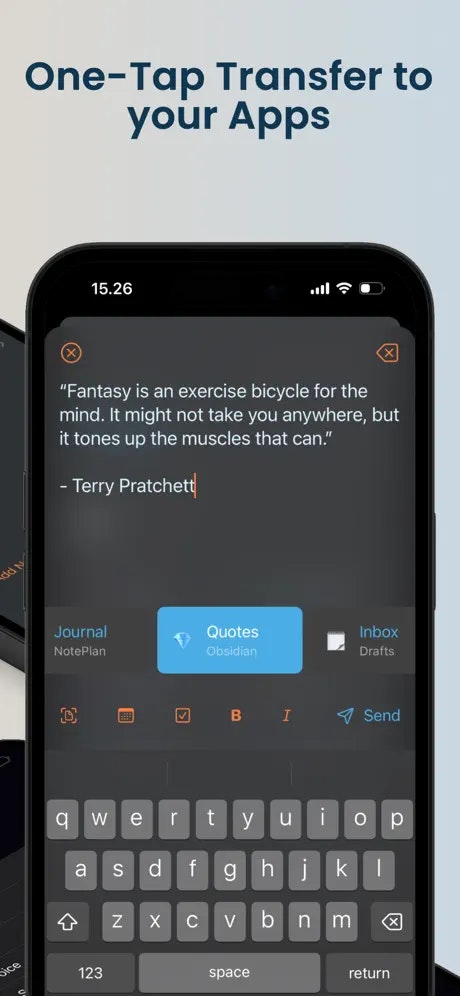 Funnel: Quick Capture - Pas ideeën vast aan uw favoriete apps en services media 3
