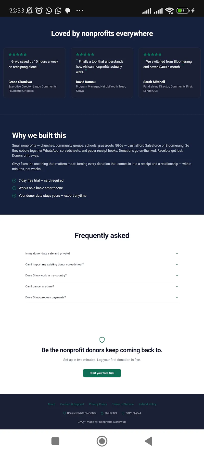 Givvy screenshot 2