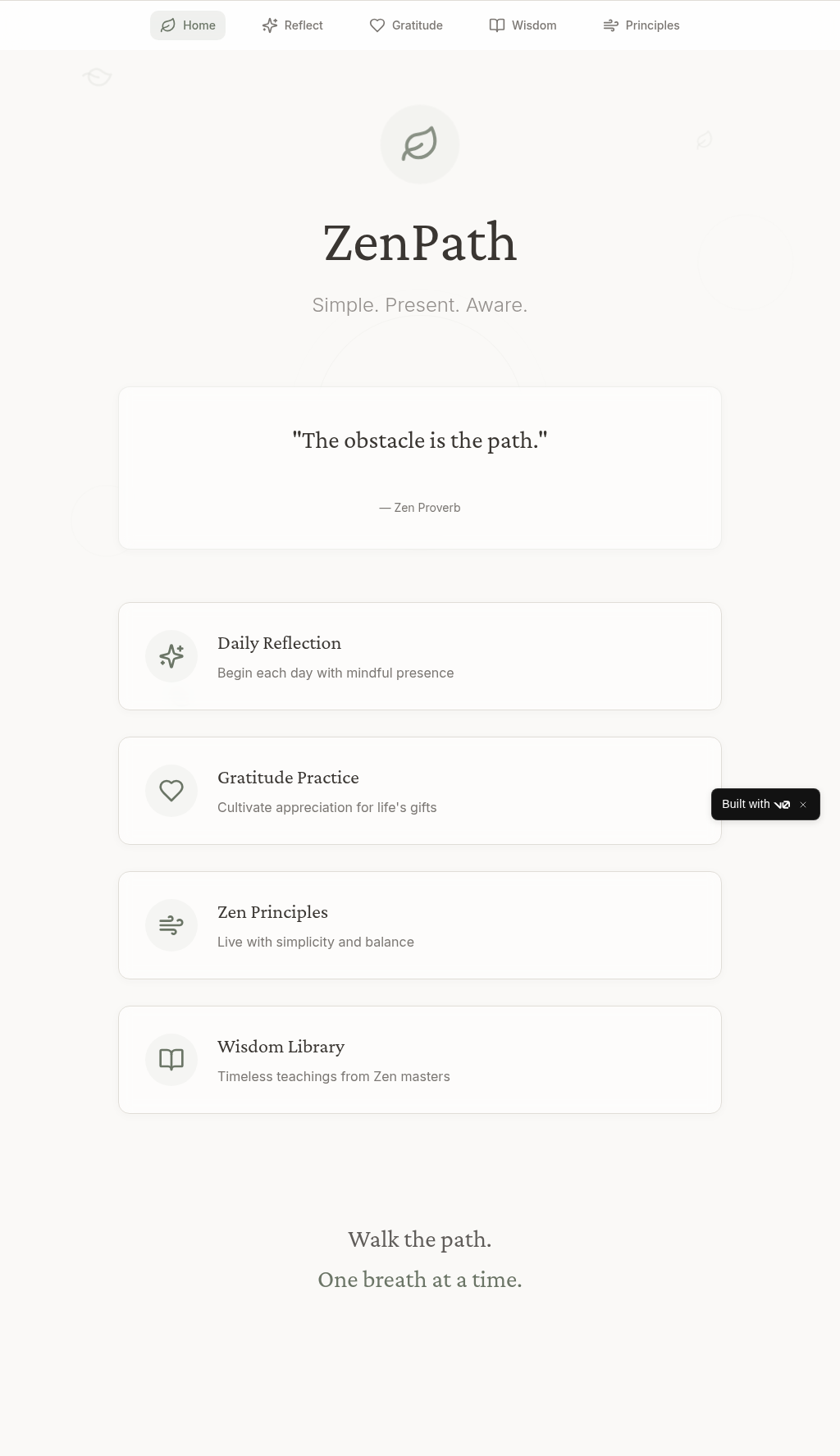 ZenPath gallery image
