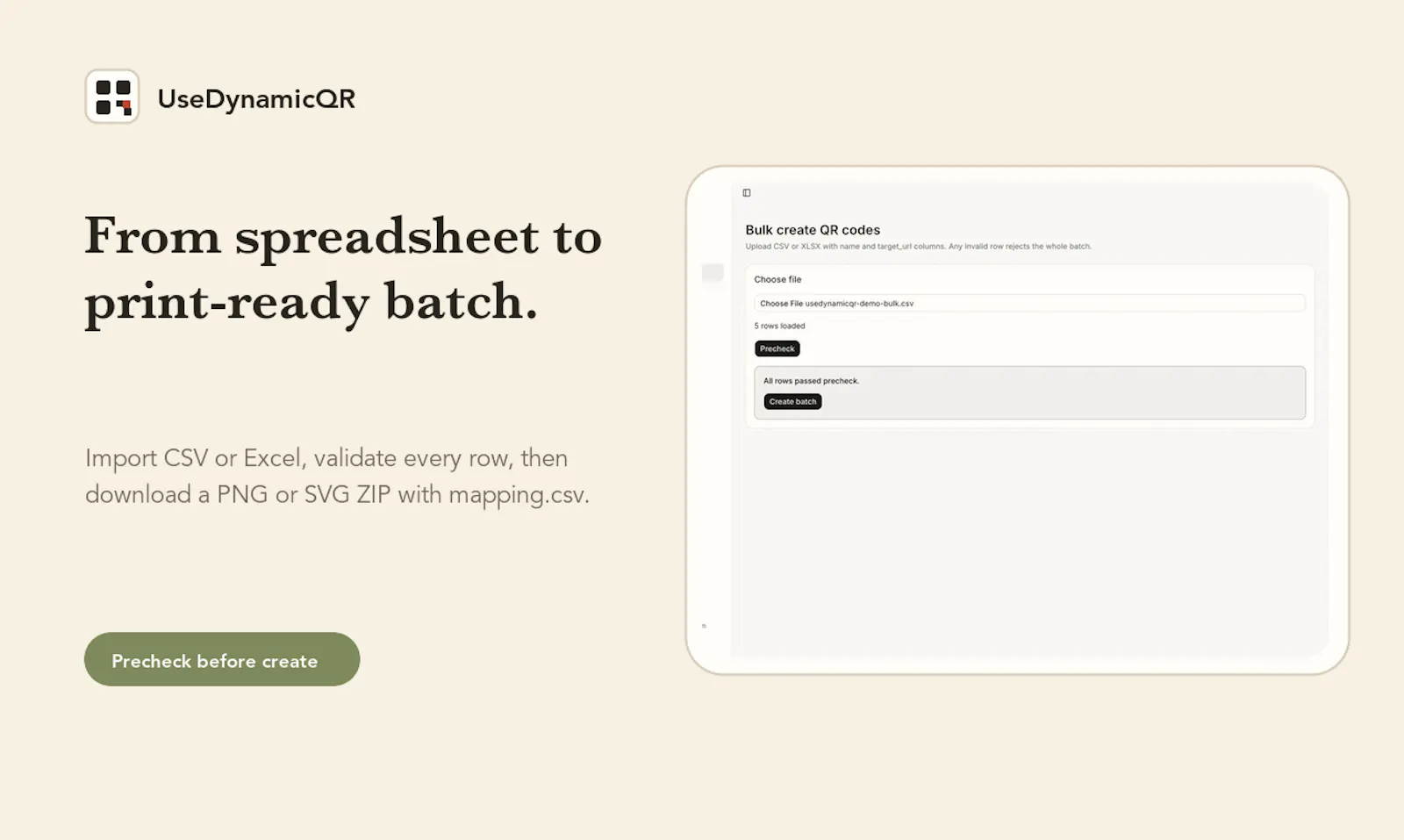 UseDynamicQR screenshot 1
