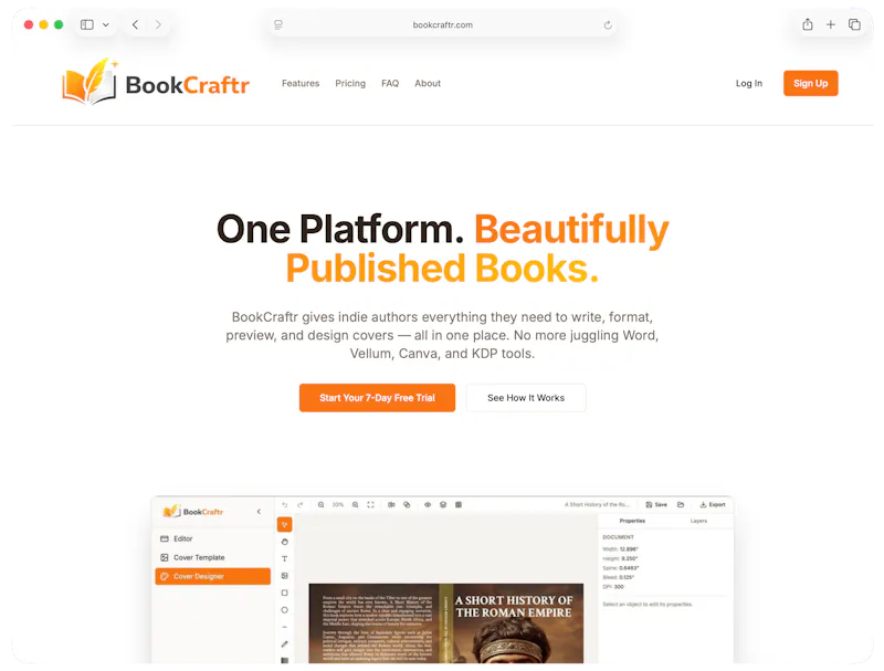 BookCraftr screenshot 2