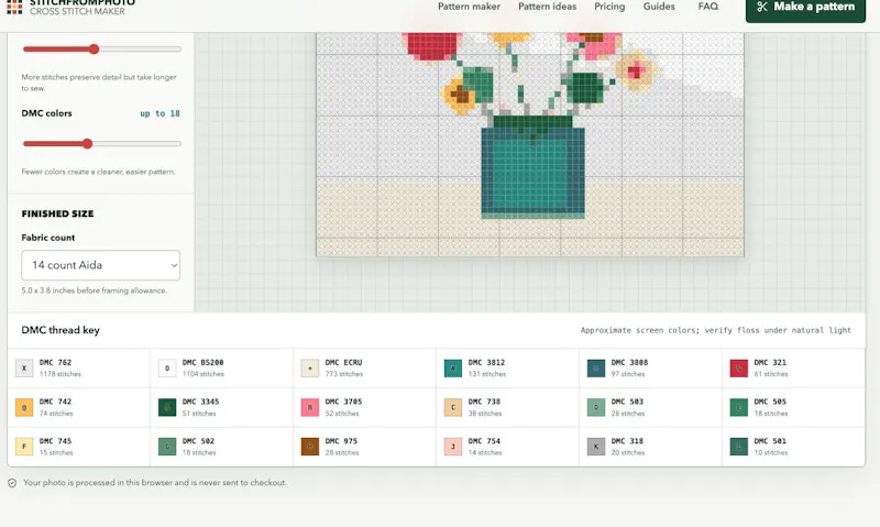 StitchFromPhoto screenshot 3