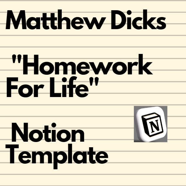 Matthew Dicks ทำการบ้านเพื่อชีวิต