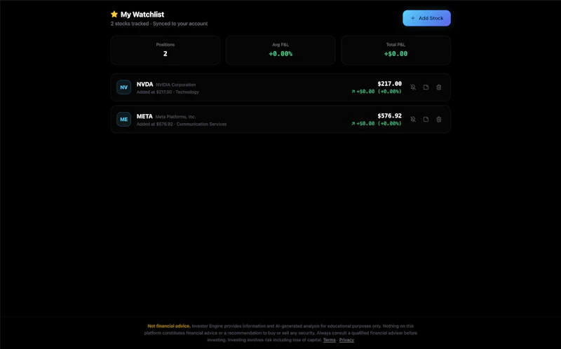 Investor Engine screenshot 4
