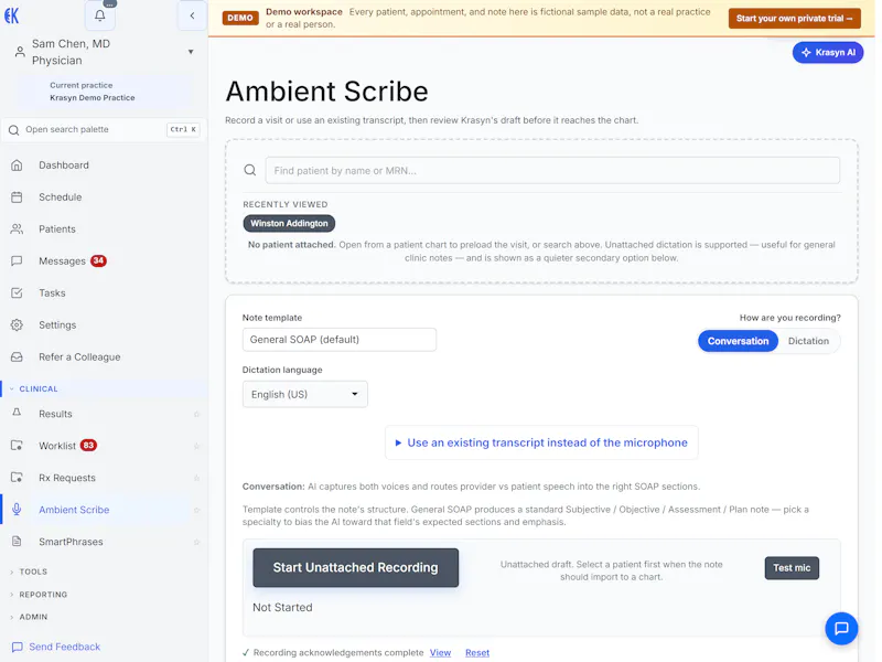 Krasyn EMR screenshot 5