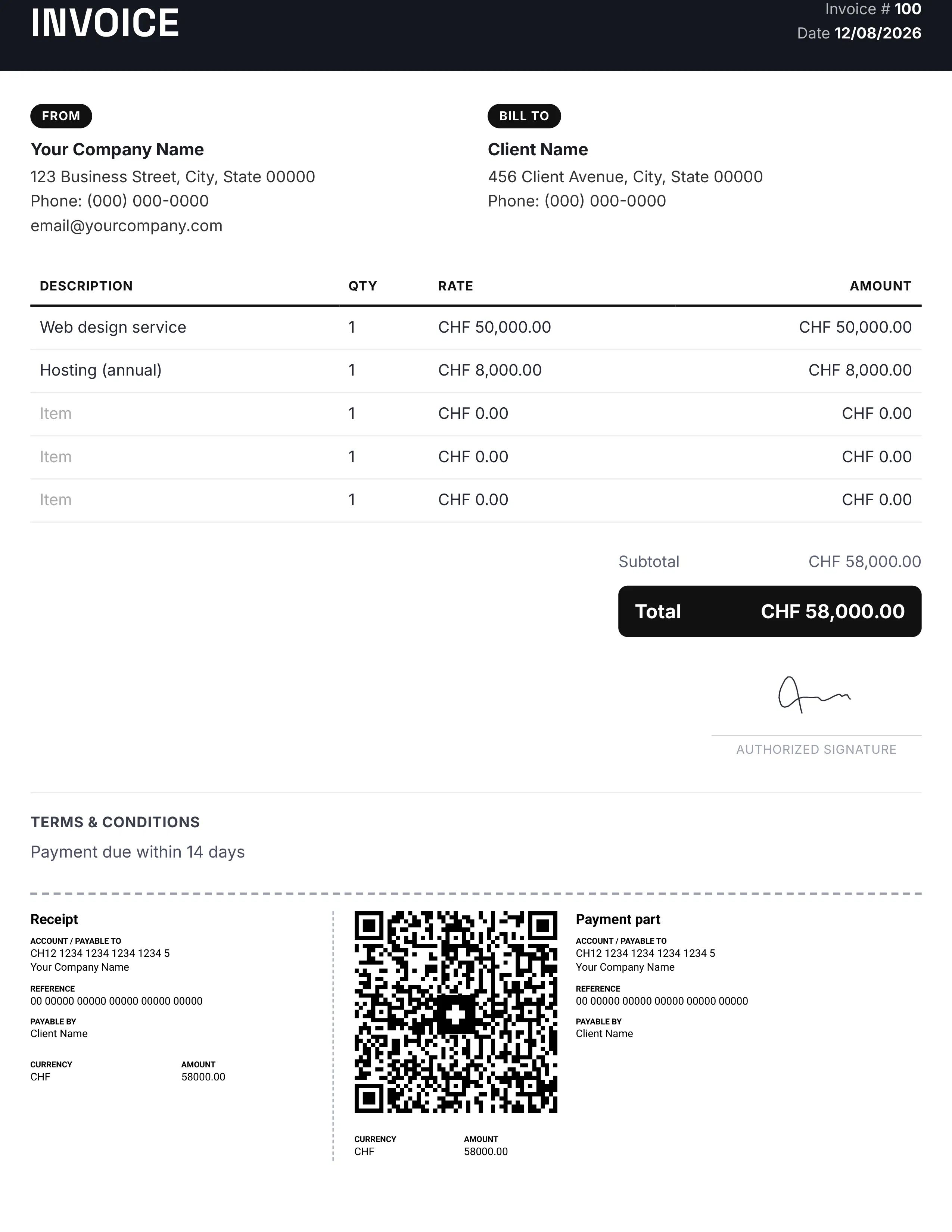 QR Invoice Generator gallery image