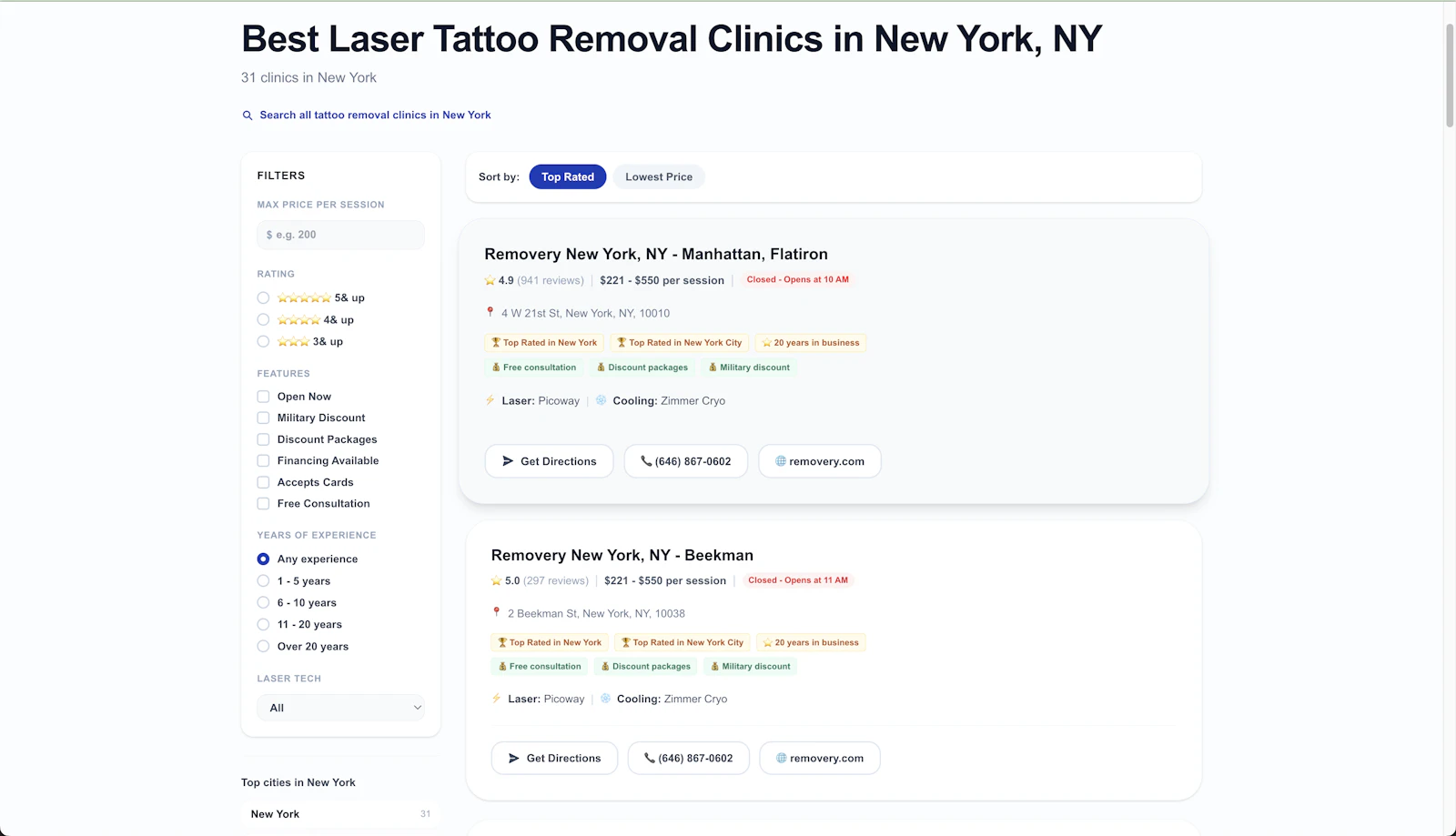 Search Tattoo Removal screenshot 2
