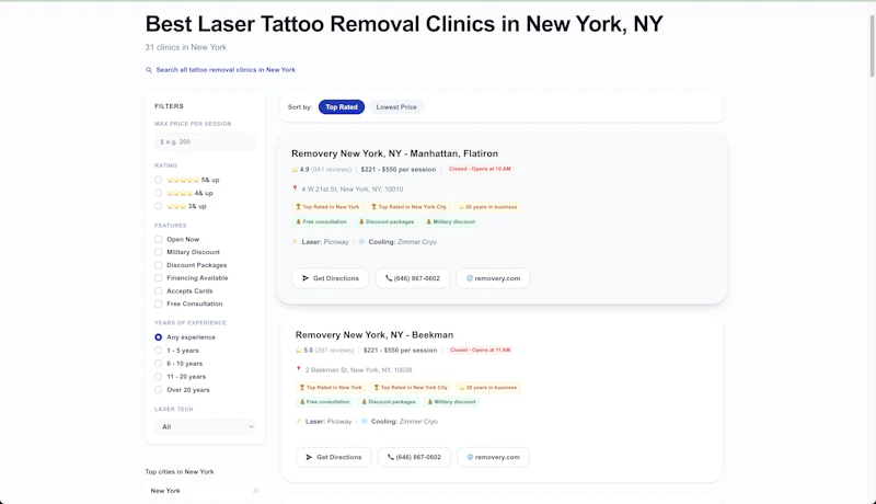 Search Tattoo Removal screenshot 2