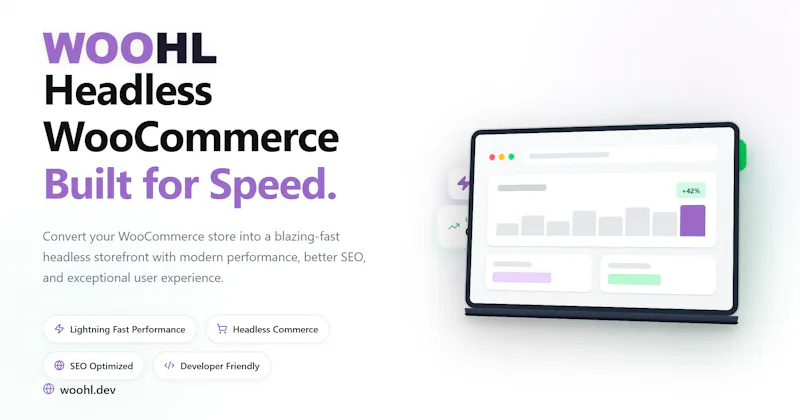 Woohl – Headless WooCommerce screenshot 1