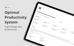 Notion Optimal Productivity System media 1
