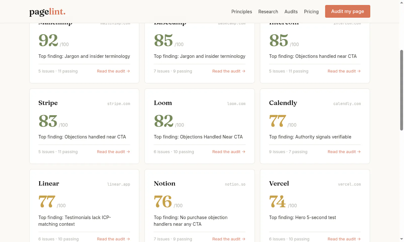 PageLint screenshot 1