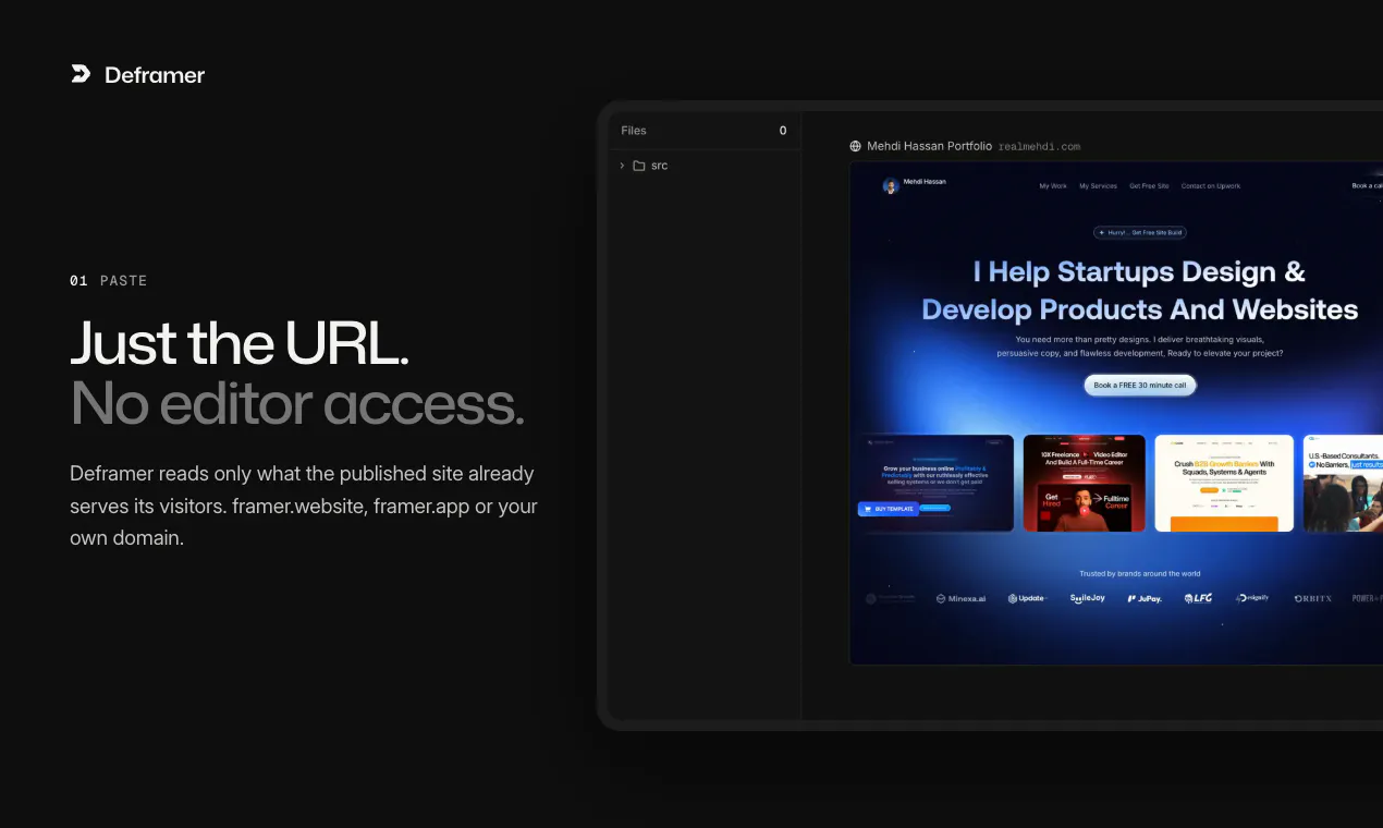 Deframer: Framer to Code Converter gallery image