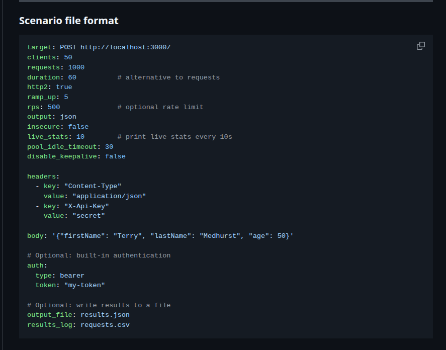 Goku — Rust-Powered HTTP Load Tester gallery image