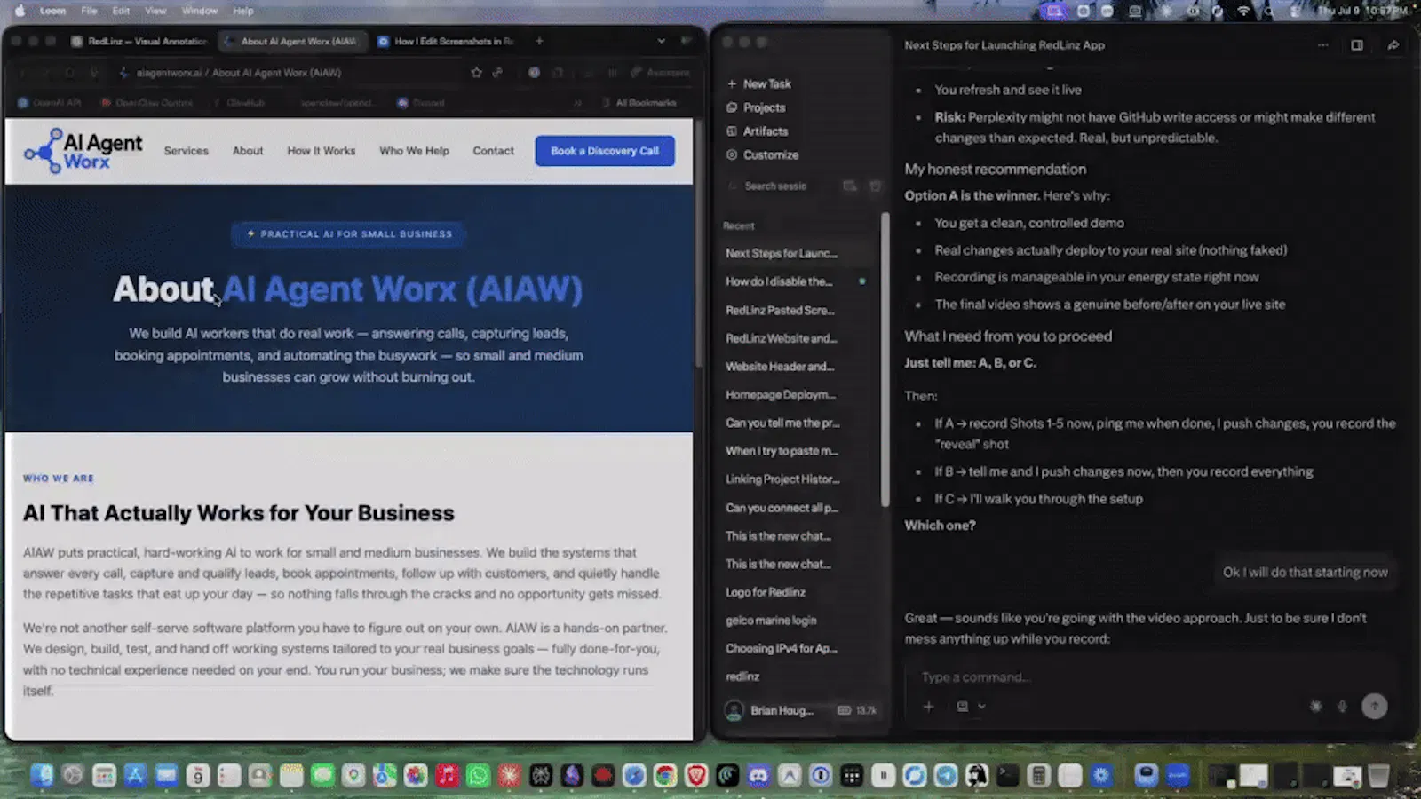 RedLinz screenshot 1 (video preview)