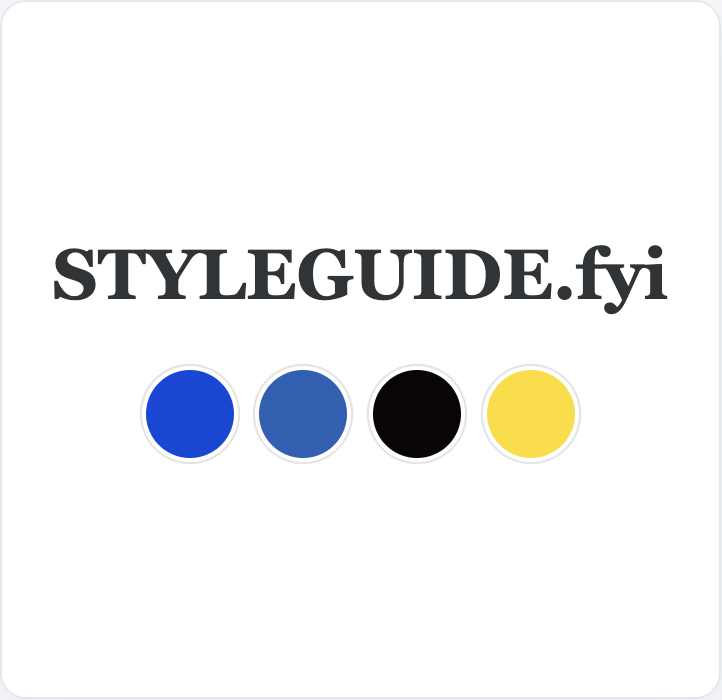 styleguide.fyi (archived Nov 2025)