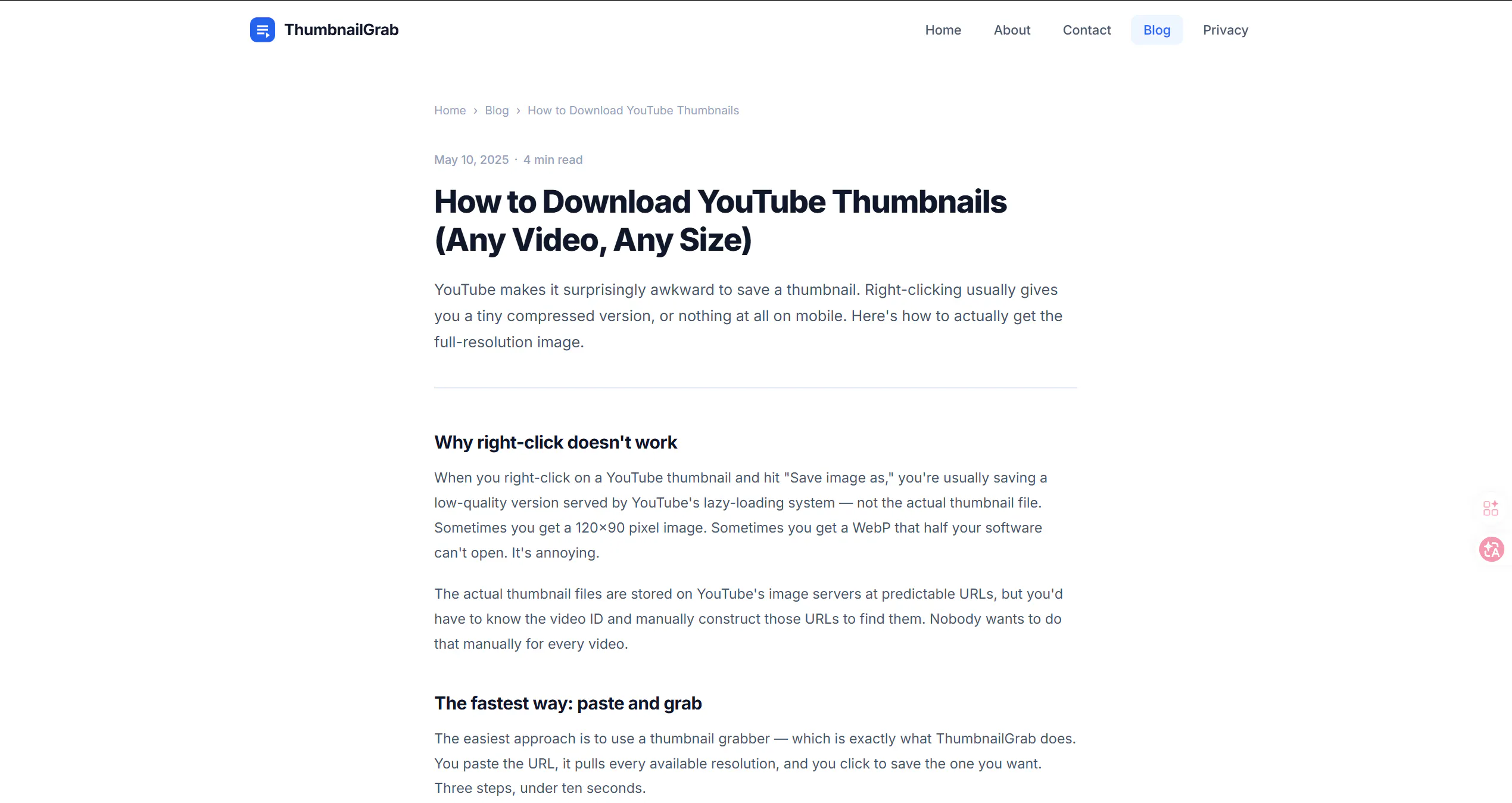 ThumbnailGrab gallery image