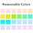Reasonable Colors