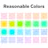 Reasonable Colors