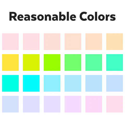 Reasonable Colors