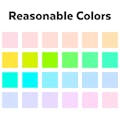 Reasonable Colors