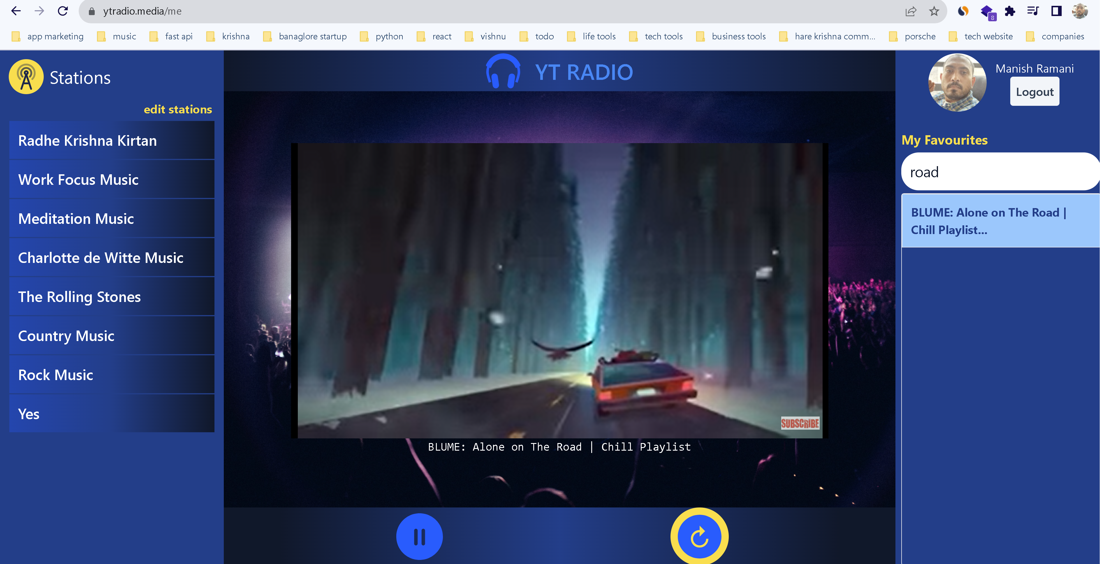 Youtube music radio media 1