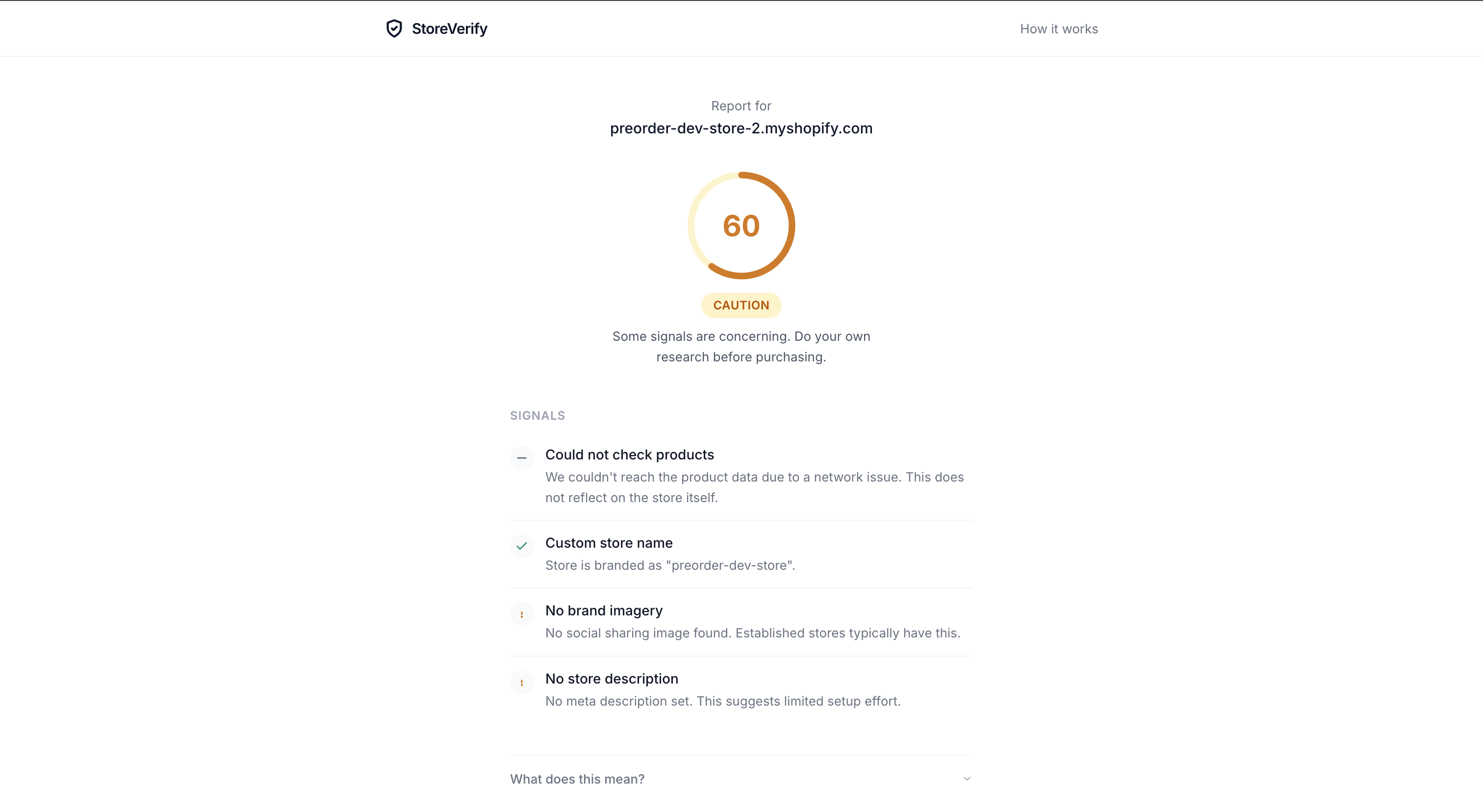 StoreVerify — Legit Shopify Store Check. gallery image