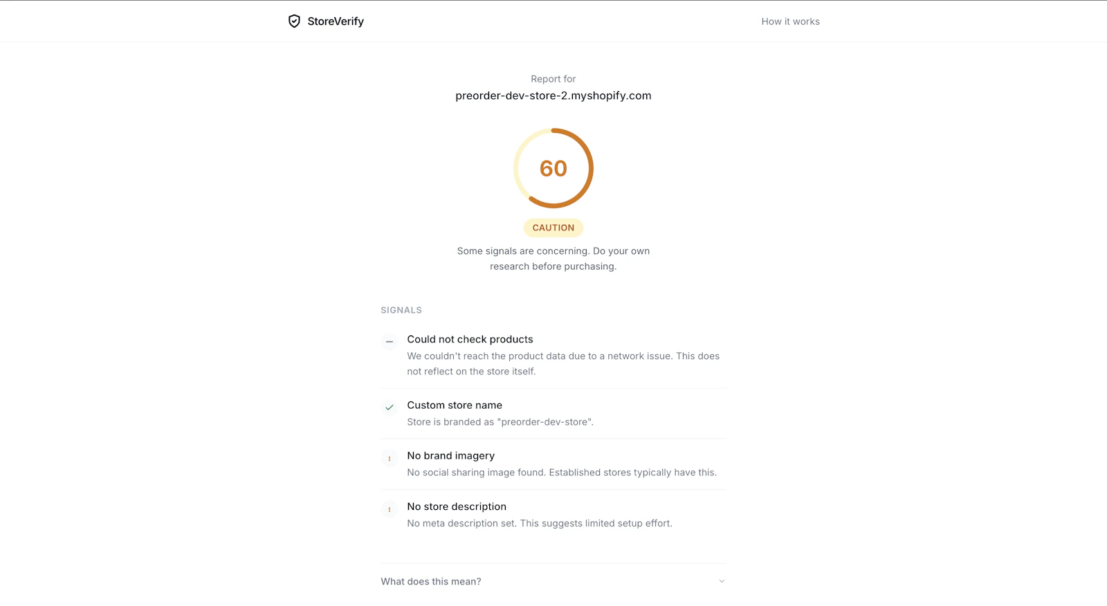 StoreVerify — Legit Shopify Store Check. screenshot 4