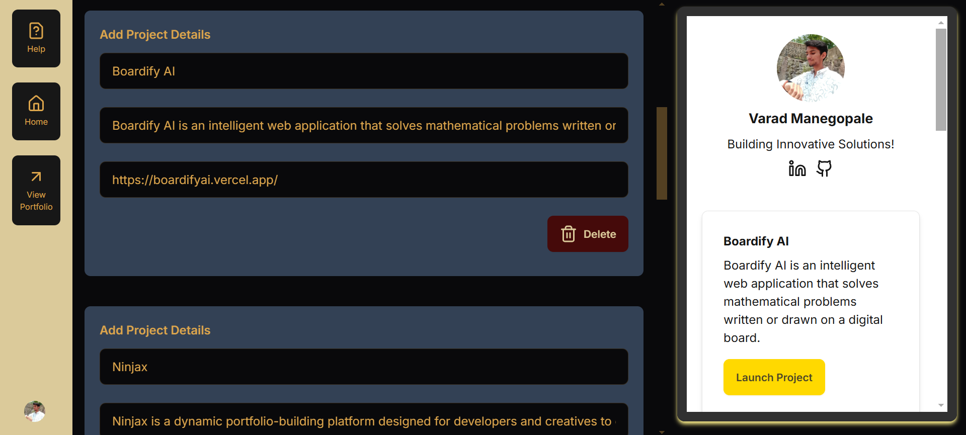 Ninjax Portfolio Builder media 2
