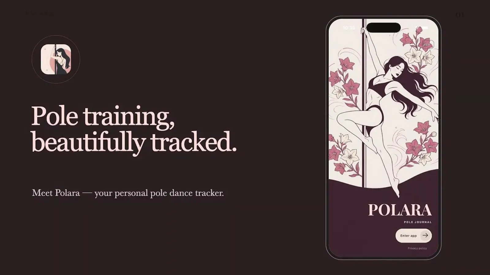 Polara: Pole Dance Tracker screenshot 1 (video preview)