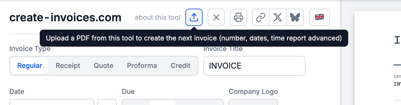 Create Invoices gallery image